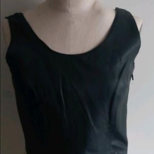 Leather top